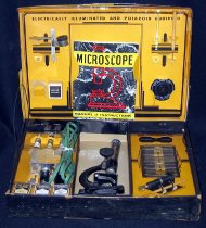 Gilbert Microscope Set No. 3 with Polaroid Junior